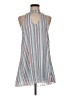 Olivaceous 100% Polyester Stripes Blue Casual Dress Size M - photo 1