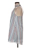 Olivaceous 100% Polyester Stripes Blue Casual Dress Size M - photo 5