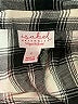 Isabel Maternity 100% Rayon Checkered-gingham Silver 3/4 Sleeve Blouse Size Lg Maternity - photo 6
