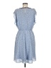Elle Polka Dots Blue Casual Dress Size 8 - photo 2