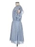 Elle Polka Dots Blue Casual Dress Size 8 - photo 5