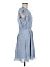Elle Polka Dots Blue Casual Dress Size 8 - photo 4