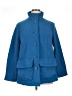 L.L.Bean 100% Wool Blue Wool Coat Size 1X - photo 1