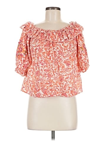 Democracy 3/4 Sleeve Blouse (view 1)
