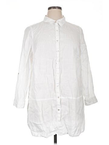 Tahari 3/4 Sleeve Button-Down Shirt (view 1)