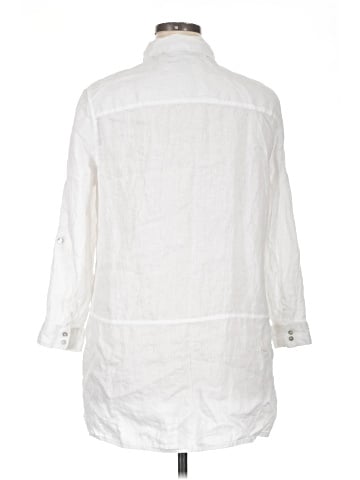 Tahari 3/4 Sleeve Button-Down Shirt (view 2)