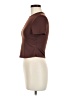 Shein Brown Short Sleeve Turtleneck Size 6 - photo 5