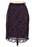 Zara Basic Paisley Burgundy Brown Formal Skirt Size XS - photo 1