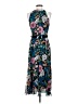 Tommy Hilfiger 100% Polyester Floral Multi Color Blue Casual Dress Size 2 - photo 2