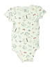 Carter's 100% Cotton Print Ivory Short Sleeve Onesie 18-24 MO / 24 MO - photo 1