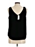 Ann Taylor LOFT Black Sleeveless Blouse Size M - photo 2