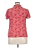 Bobeau 100% Rayon Red Short Sleeve Blouse Size XL - photo 2