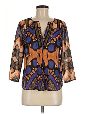 Collective Concepts 3/4 Sleeve Blouse (view 1)