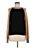Monrow Color Block Brown Black Pullover Sweater Size M - photo 1