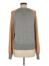 Monrow Color Block Brown Black Pullover Sweater Size M - photo 2