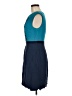 BCBGMAXAZRIA Color Block Teal Casual Dress Size 6 - photo 5