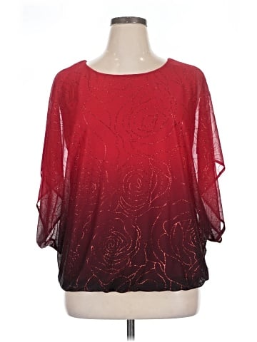 Sara Michelle 3/4 Sleeve Blouse (view 1)