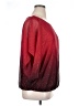 Sara Michelle 100% Polyester Red 3/4 Sleeve Blouse Size 1X - photo 4