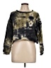 Pol Tie-dye Black Sweatshirt Size L - photo 1