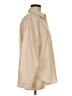 Express Solid Tan Long Sleeve Button-Down Shirt Size M - photo 4