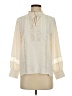Ann Taylor 100% Polyester Ivory Long Sleeve Blouse Size S - photo 1