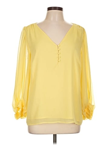 Halogen 3/4 Sleeve Blouse (view 1)
