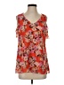 CAbi 100% Polyester Orange Sleeveless Blouse Size S - photo 1