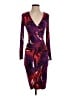 Cache Print Purple Cocktail Dress Size S - photo 1