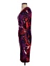Cache Print Purple Cocktail Dress Size S - photo 5