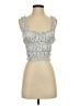 Zara Silver Sleeveless Blouse Size S - photo 1