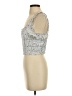 Zara Silver Sleeveless Blouse Size S - photo 5