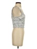 Zara Silver Sleeveless Blouse Size S - photo 4