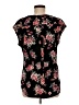 Elle Black Short Sleeve Blouse Size M - photo 2