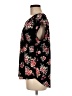 Elle Black Short Sleeve Blouse Size M - photo 5