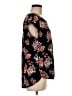 Elle Black Short Sleeve Blouse Size M - photo 4