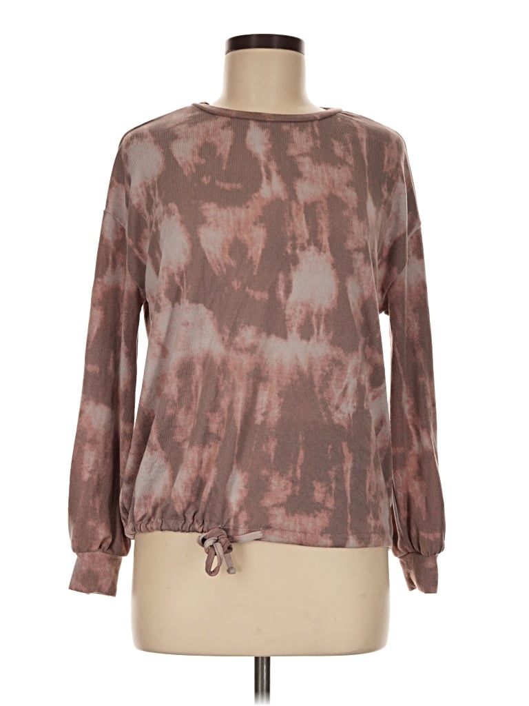 Pre-owned Como Blu Pullover Sweater In Brown