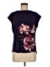 Elle Purple Short Sleeve Top Size M - photo 1