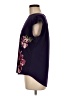 Elle Purple Short Sleeve Top Size M - photo 5