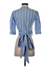 Intermix Blue 3/4 Sleeve Blouse Size P (petite) - photo 2