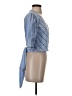 Intermix Blue 3/4 Sleeve Blouse Size P (petite) - photo 4