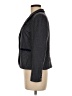 PREMISE 100% Polyester Houndstooth Gray Blazer Size 8 Petite - photo 5