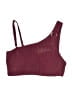 MICHAEL Michael Kors Chevron-herringbone Burgundy Swimsuit Top Size S - photo 1