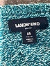 Lands' End 100% Cotton Tweed Teal Pullover Sweater Size M - photo 6