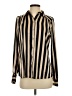 Assorted Brands 100% Polyester Stripes Black Long Sleeve Blouse Size XS - photo 1