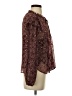 Ann Taylor LOFT 100% Polyester Burgundy Long Sleeve Blouse Size XXS - photo 4