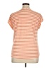 Vintage Rose Orange Short Sleeve Blouse Size XL - photo 2