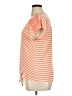 Vintage Rose Orange Short Sleeve Blouse Size XL - photo 5