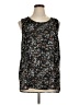 Pleione 100% Polyester Black Sleeveless Blouse Size XL - photo 1