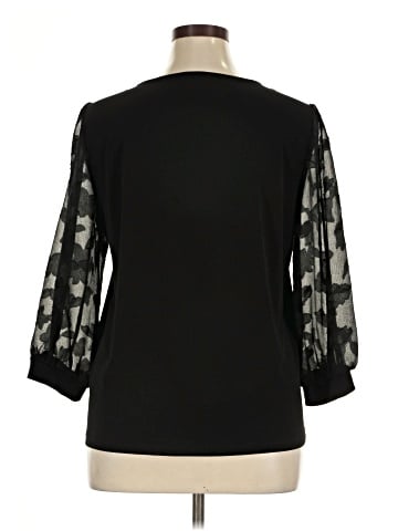 CeCe 3/4 Sleeve Blouse (view 2)