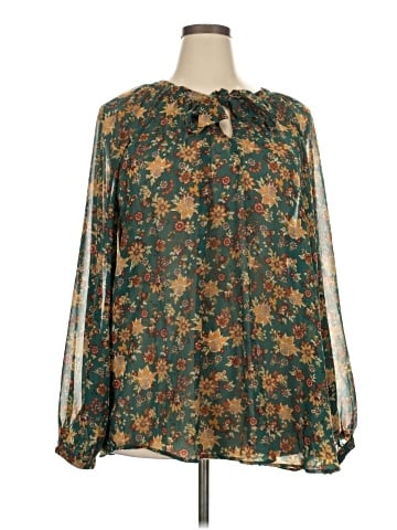 Torrid Long Sleeve Blouse (view 1)